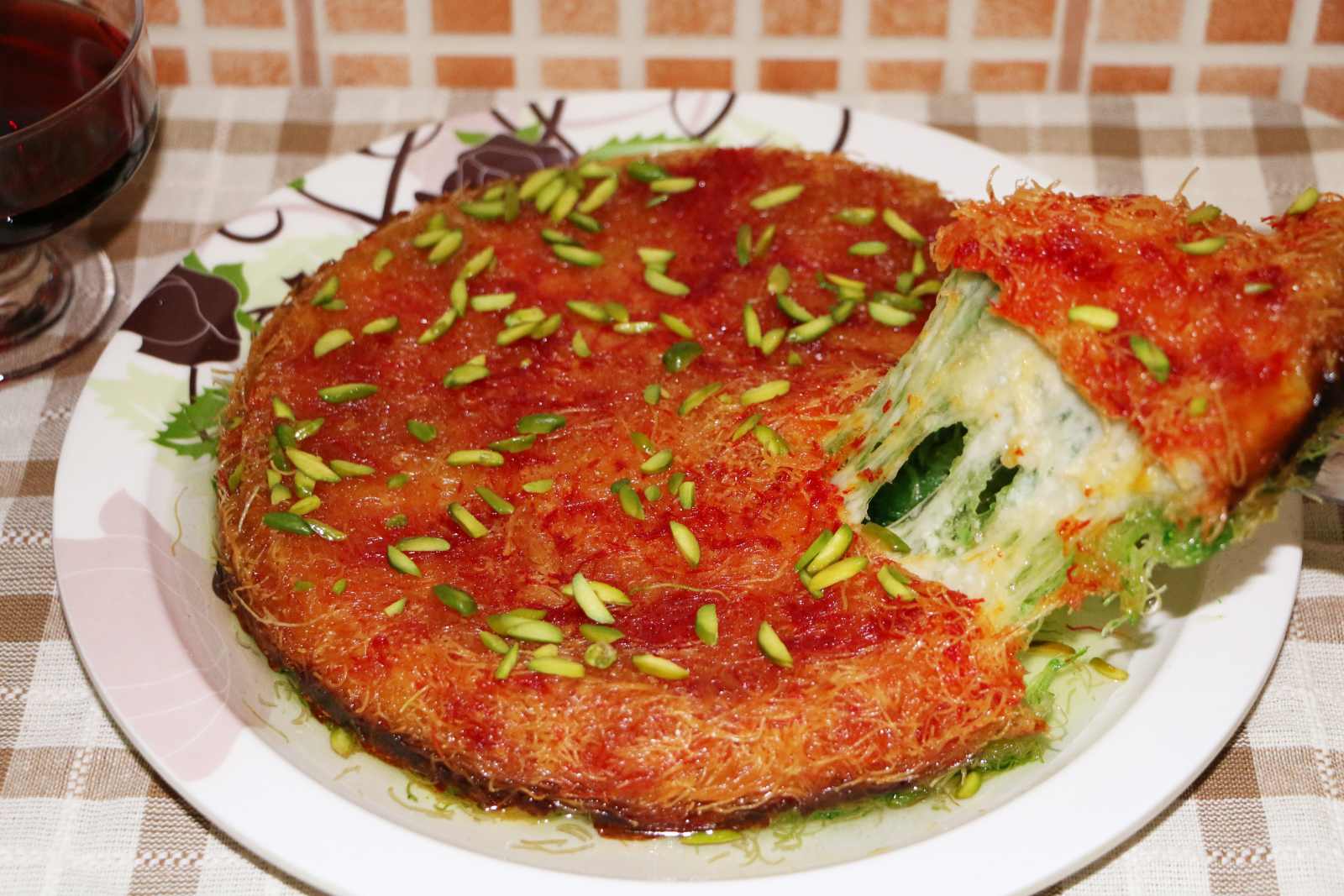 Delicious Arabic Sweet Kunafa (Knafeh)