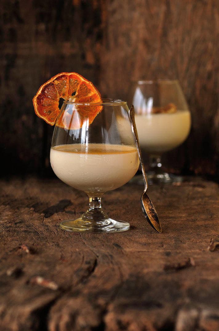 Burnt Orange Panna Cotta