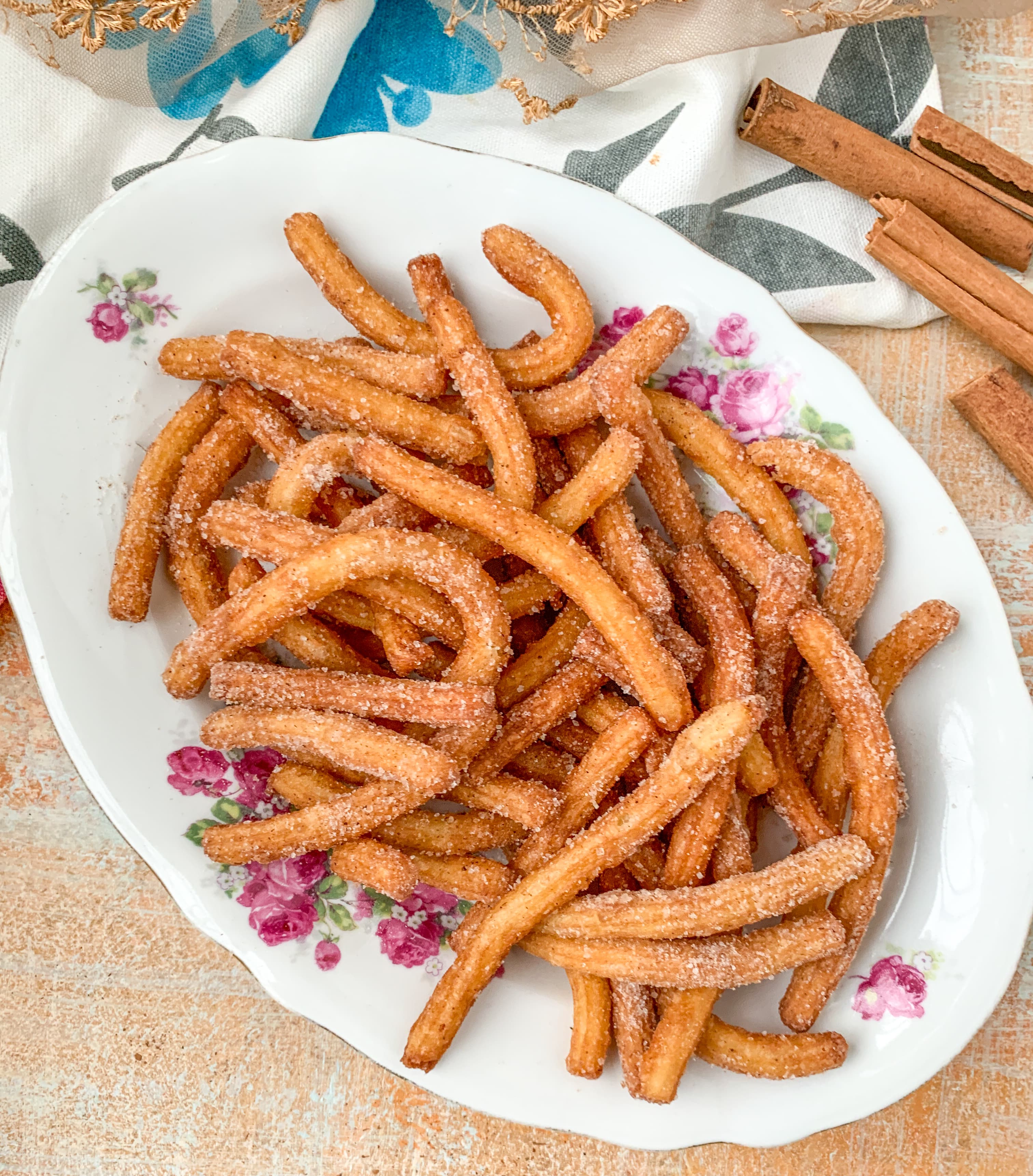 Churros with Cinnamon & Sugar
