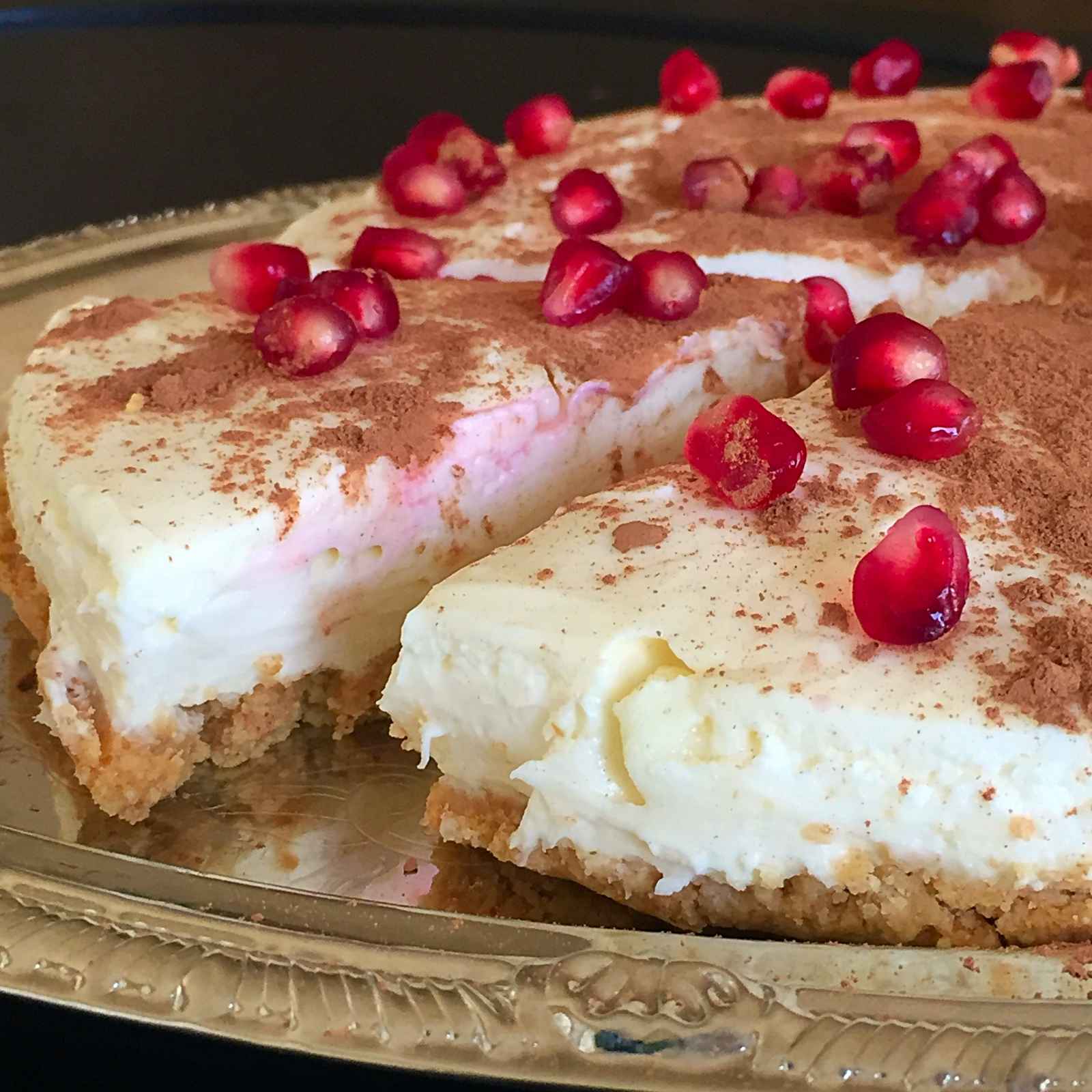 No Bake White Chocolate Cheesecake