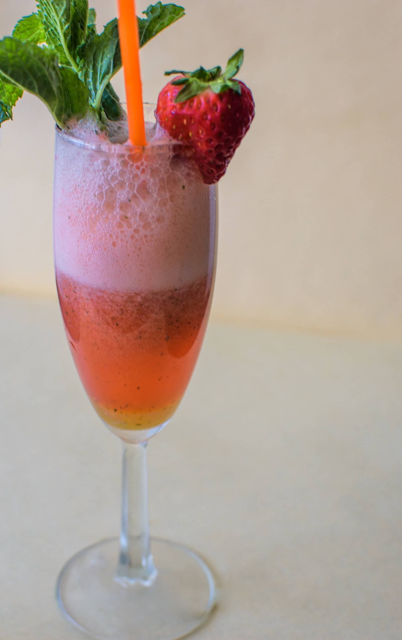Sparkling Strawberry Mocktail